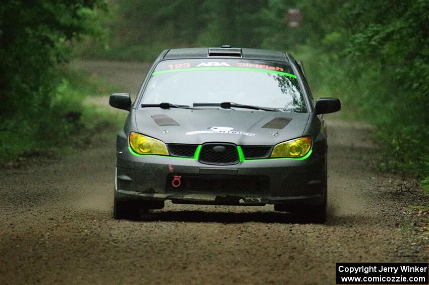 Mike Engle / Morgan Engle Subaru WRX STi on SS8, Refuge II.