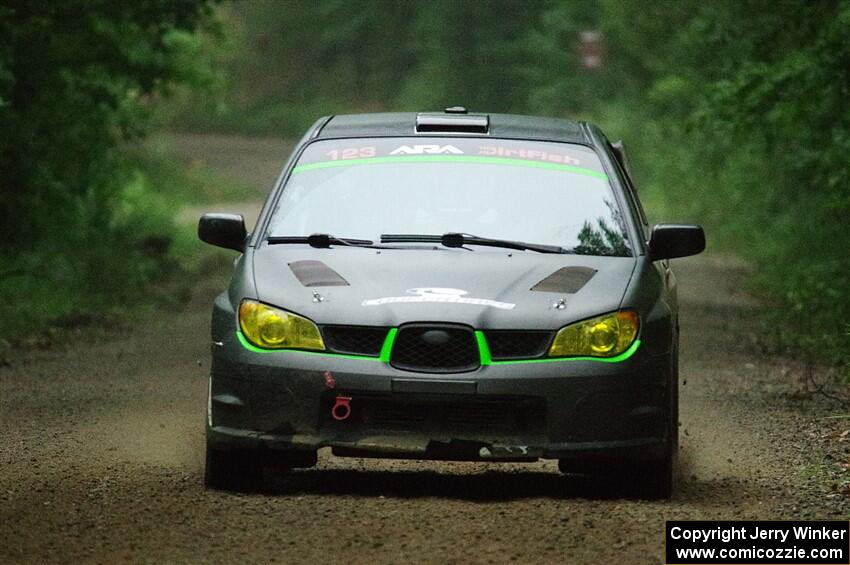 Mike Engle / Morgan Engle Subaru WRX STi on SS8, Refuge II.