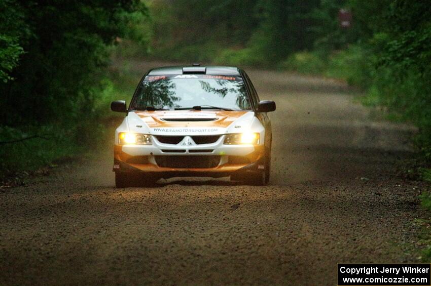 Kyle Tilley / Tim Whitteridge Mitsubishi Lancer Evo VIII on SS8, Refuge II.