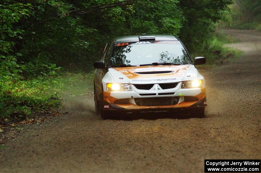 Kyle Tilley / Tim Whitteridge Mitsubishi Lancer Evo VIII on SS8, Refuge II.