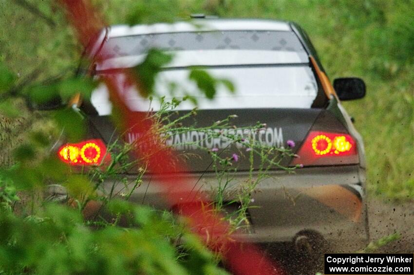 Kyle Tilley / Tim Whitteridge Mitsubishi Lancer Evo VIII on SS8, Refuge II.