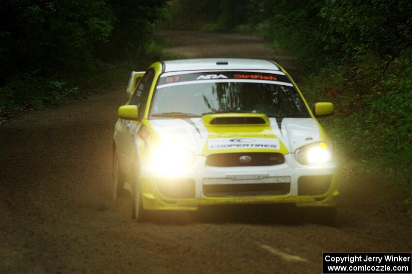 Mark Williams / Steve Harrell Subaru WRX STi on SS8, Refuge II.