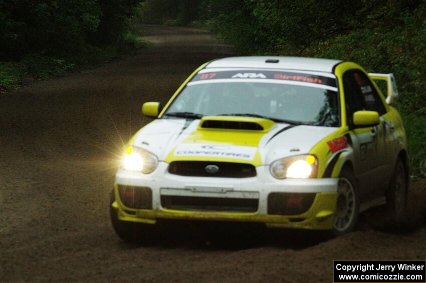 Mark Williams / Steve Harrell Subaru WRX STi on SS8, Refuge II.