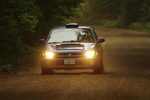 Jeff Timpe / Joe Patava Subaru WRX on SS8, Refuge II.