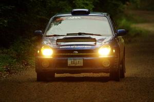 Jeff Timpe / Joe Patava Subaru WRX on SS8, Refuge II.