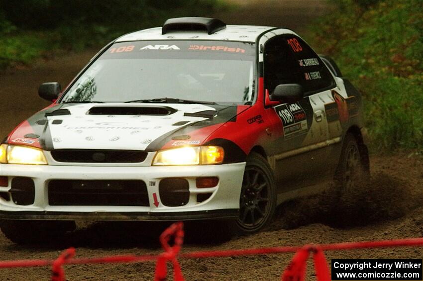 Chris Barribeau / Alex Ferencz Subaru Impreza RS  on SS8, Refuge II.