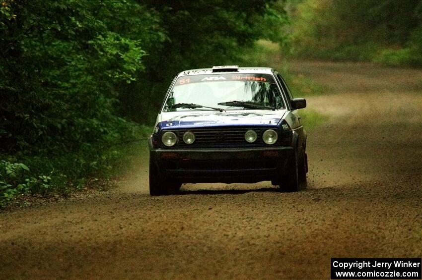 Todd Hartmann / Shawn Callahan VW GTI on SS8, Refuge II.