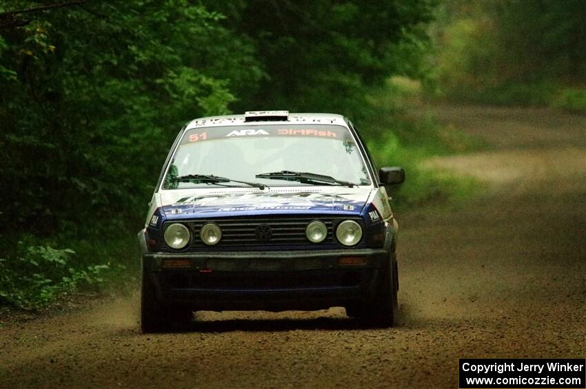 Todd Hartmann / Shawn Callahan VW GTI on SS8, Refuge II.