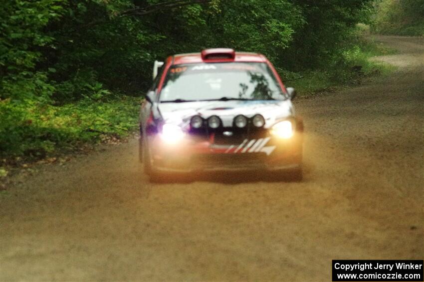 Dan Colburn / Cameron Case Subaru Impreza on SS8, Refuge II.