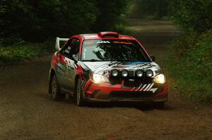 Dan Colburn / Cameron Case Subaru Impreza on SS8, Refuge II.