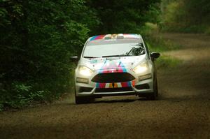 Lucy Block / Michelle Miller Ford Fiesta R2 on SS8, Refuge II.