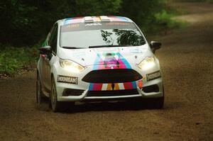 Lucy Block / Michelle Miller Ford Fiesta R2 on SS8, Refuge II.