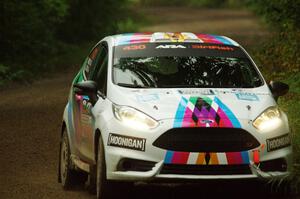 Lucy Block / Michelle Miller Ford Fiesta R2 on SS8, Refuge II.