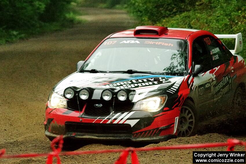 Dan Colburn / Cameron Case Subaru Impreza on SS8, Refuge II.