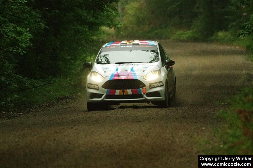 Lucy Block / Michelle Miller Ford Fiesta R2 on SS8, Refuge II.