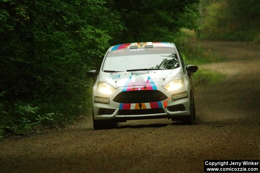 Lucy Block / Michelle Miller Ford Fiesta R2 on SS8, Refuge II.