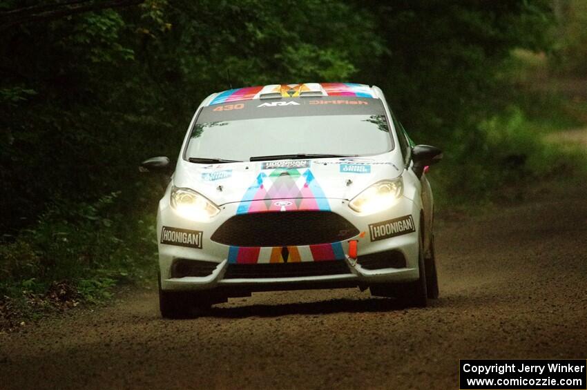 Lucy Block / Michelle Miller Ford Fiesta R2 on SS8, Refuge II.