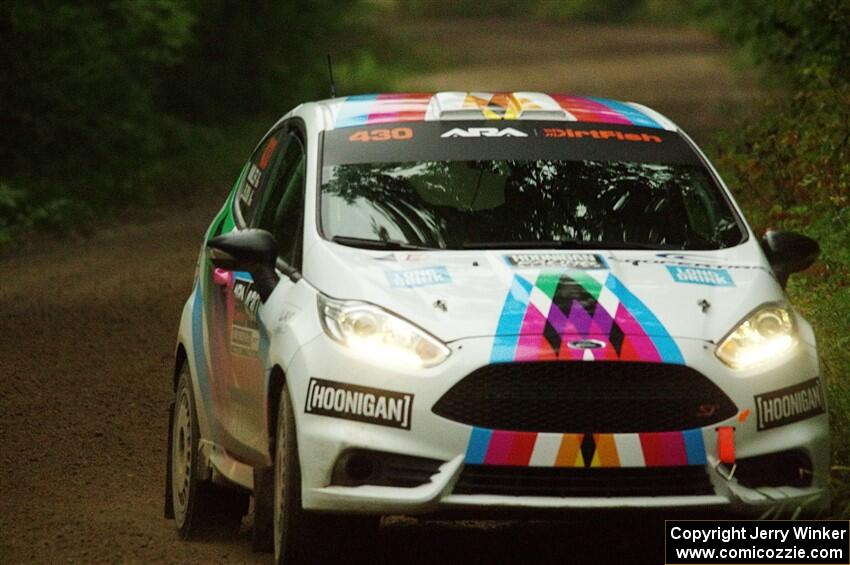 Lucy Block / Michelle Miller Ford Fiesta R2 on SS8, Refuge II.