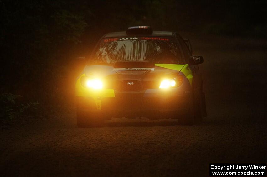 Colin Gleason / Quinn Trumbower Subaru Impreza 2.5RS on SS8, Refuge II.