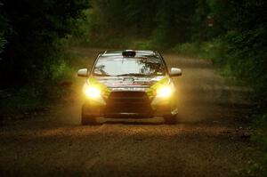 Eamon Fallon / Ozgur Simsek Mitsubishi Lancer Evo X on SS8, Refuge II.