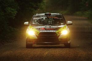 Eamon Fallon / Ozgur Simsek Mitsubishi Lancer Evo X on SS8, Refuge II.