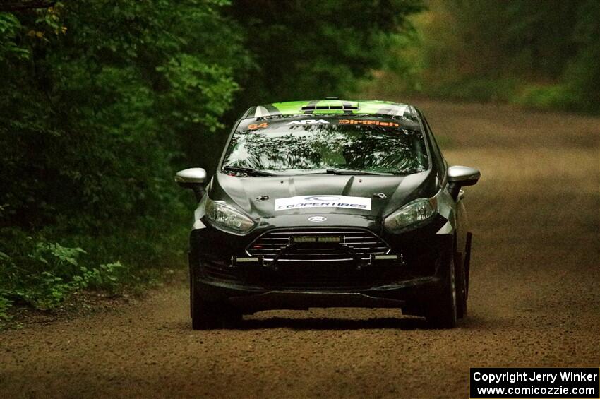 Paul Dickinson / Alison LaRoza Ford Fiesta on SS8, Refuge II.