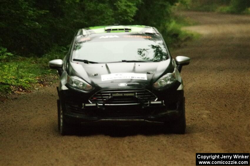 Paul Dickinson / Alison LaRoza Ford Fiesta on SS8, Refuge II.