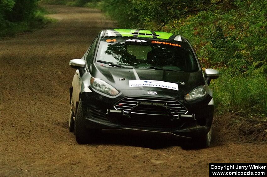 Paul Dickinson / Alison LaRoza Ford Fiesta on SS8, Refuge II.