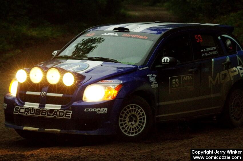 Karen Jankowski / Jack Gillow-Wiles Dodge Caliber SRT-4 on SS8, Refuge II.