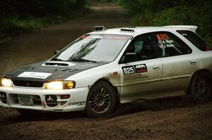 Aidan Hicks / John Hicks Subaru Impreza Wagon on SS8, Refuge II.