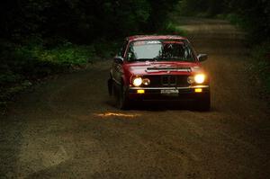 Gabe Jacobsohn / R.J. Kassel BMW 325e on SS8, Refuge II.