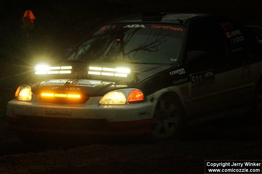 Jake Burke / Eric Schlee Honda Civic on SS8, Refuge II.