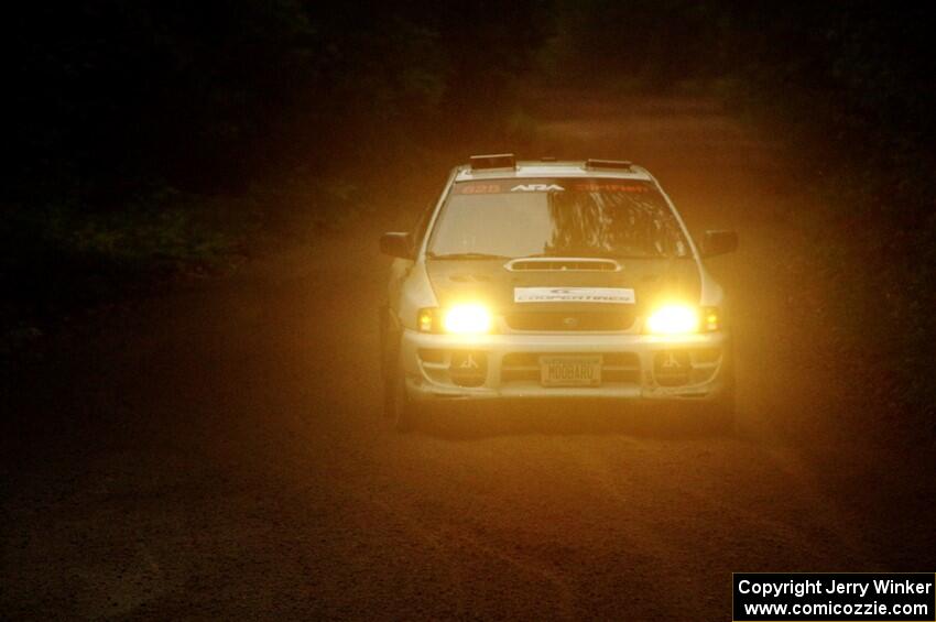 Aidan Hicks / John Hicks Subaru Impreza Wagon on SS8, Refuge II.