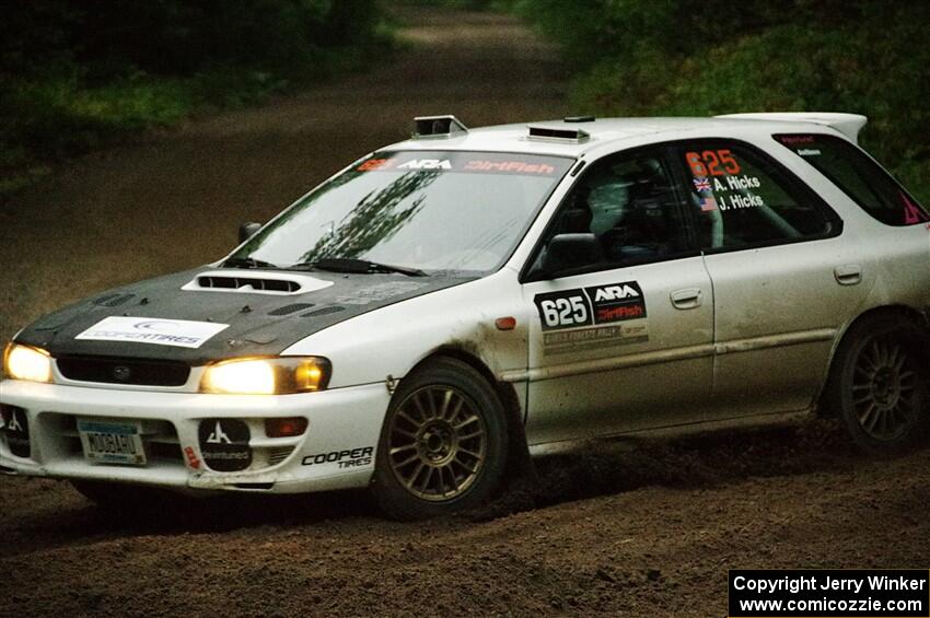 Aidan Hicks / John Hicks Subaru Impreza Wagon on SS8, Refuge II.