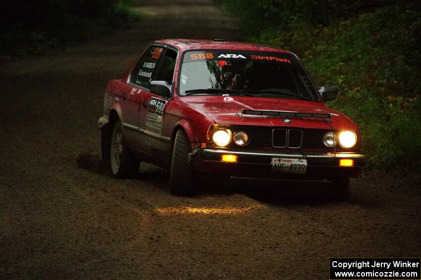 Gabe Jacobsohn / R.J. Kassel BMW 325e on SS8, Refuge II.