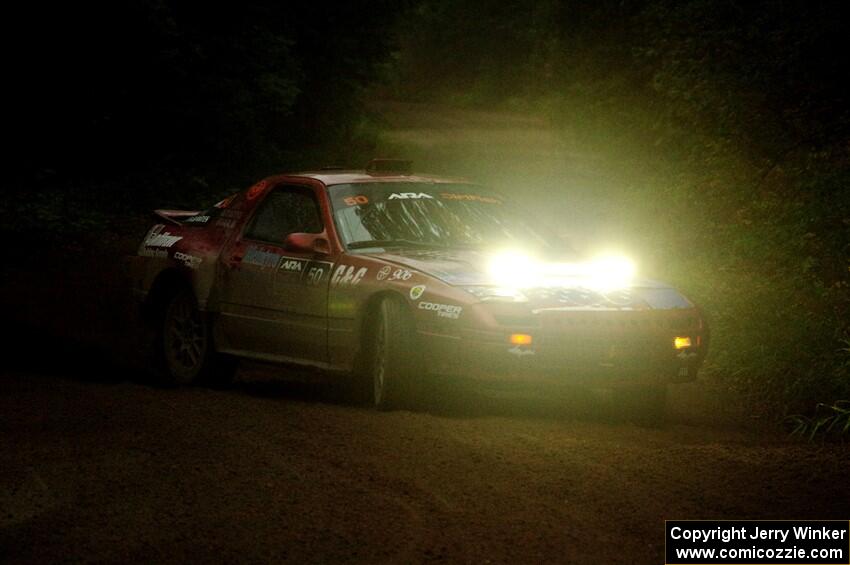 Al Dantes, Jr. / Andrew Sims Mazda RX-7 LS on SS8, Refuge II.