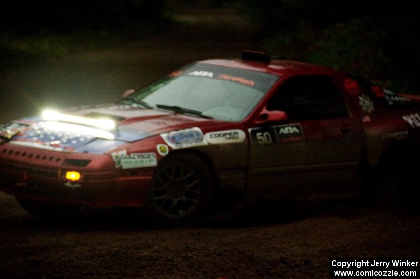 Al Dantes, Jr. / Andrew Sims Mazda RX-7 LS on SS8, Refuge II.