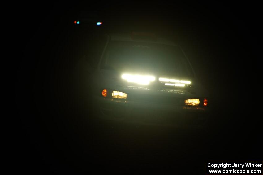 Richard Donovan / Greg Donovan Subaru Impreza and Sebastian Salgado / Christian Hidalgo Honda Civic on SS8, Refuge II.