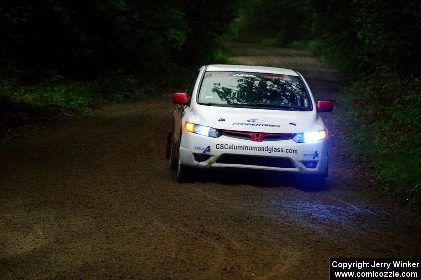 Sebastian Salgado / Christian Hidalgo Honda Civic on SS8, Refuge II.