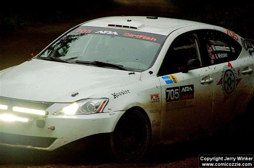 Nigel Maidment / Dylan Whittaker Lexus IS350 on SS8, Refuge II.