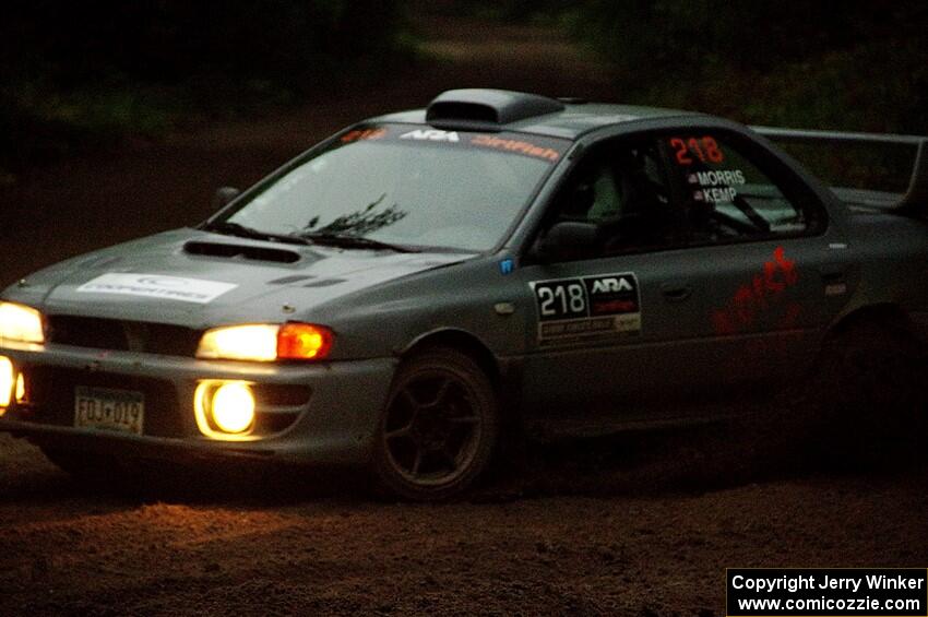 Nick Morris / Josh Kemp Subaru Impreza on SS8, Refuge II.