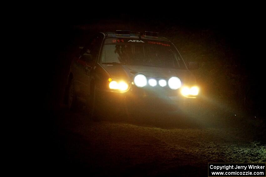 Andrew Dustman / K.J. Miller Subaru WRX on SS8, Refuge II.