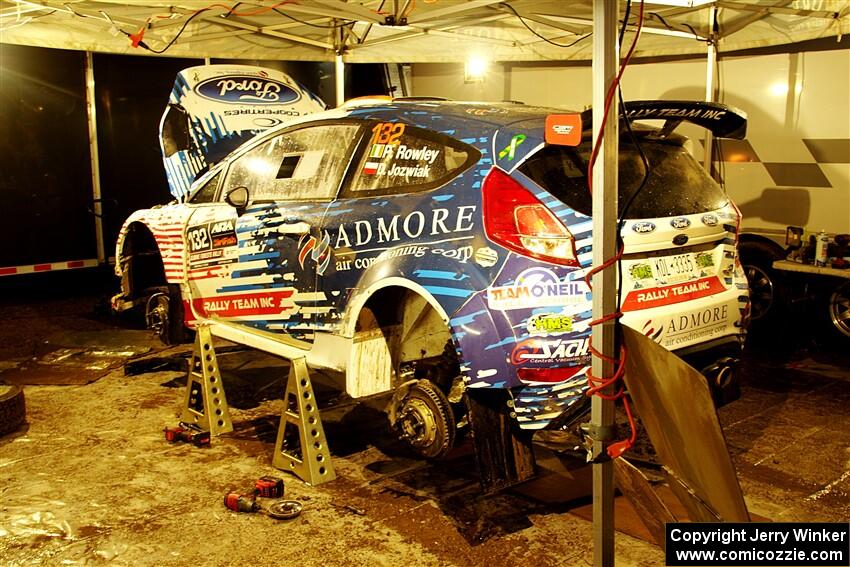 Paul Rowley / Dominik Jozwiak Ford Fiesta R5 after day one on the stages.