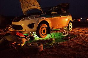 Spencer Sherman / Boyd Smith Ford Fiesta R2 after day one on the stages.