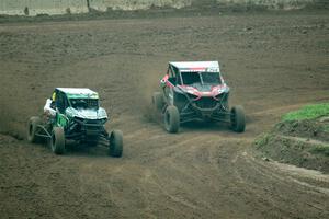 Tyler Remmereid's Polaris RZR and Andy Ives' Polaris RZR