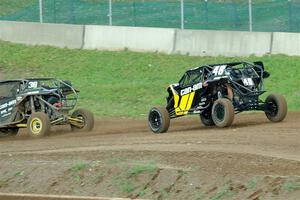 Brian Deegan's Can-Am Maverick X3 and Correy Weller's Can-Am Maverick X3