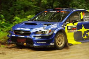 Travis Pastrana / Rhianon Gelsomino Subaru WRX STi on SS9, Height O' Land I.