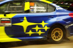 Travis Pastrana / Rhianon Gelsomino Subaru WRX STi on SS9, Height O' Land I.