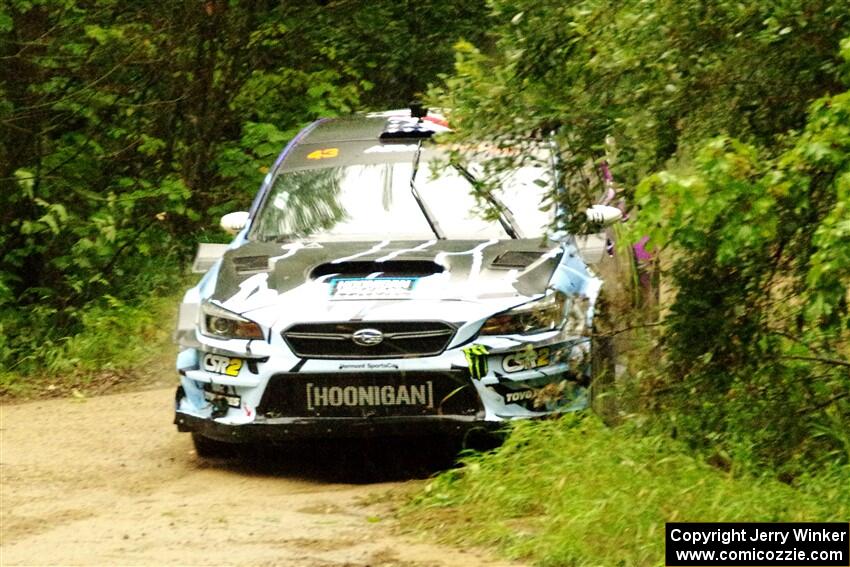 Ken Block / Alex Gelsomino Subaru WRX STi on SS9, Height O' Land I.