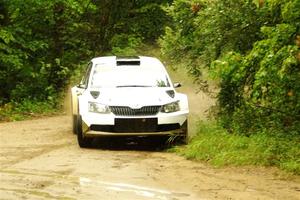 Ryan Booth / Andy Hayes Škoda Fabia on SS9, Height O' Land I.